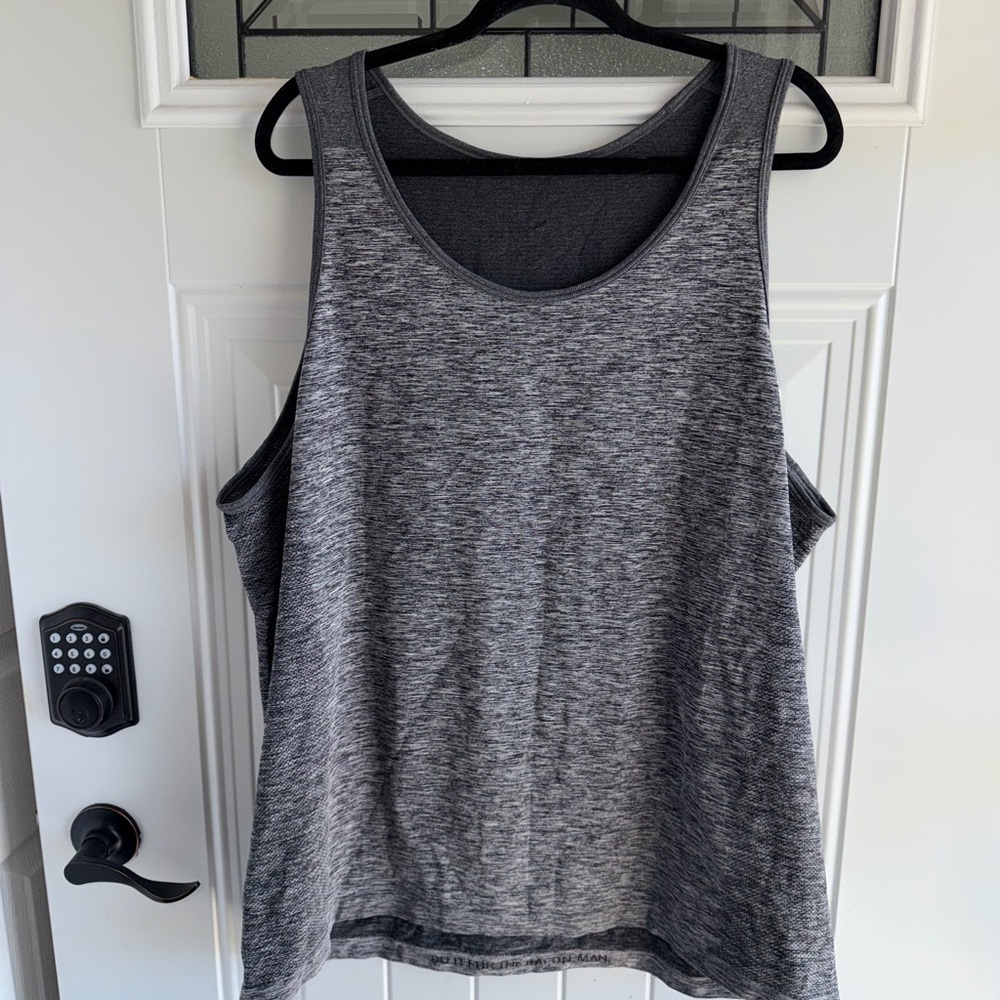 lululemon athletica Men's Charcoal Heather Performance Tank